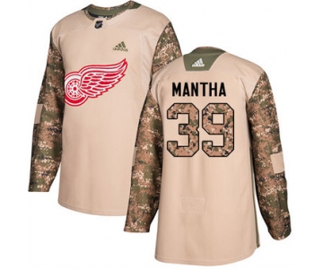 Adidas Red Wings #39 Anthony Mantha Camo Authentic 2017 Veterans Day Stitched NHL Jersey