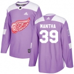 Adidas Red Wings #39 Anthony Mantha Purple Authentic Fights Cancer Stitched NHL Jersey