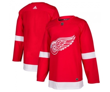Adidas Red Wings Blank Red Home Authentic Stitched NHL Jersey