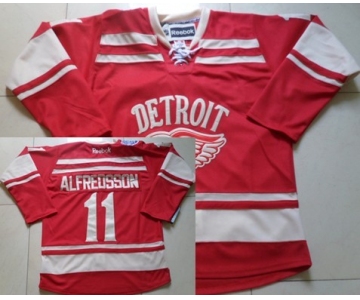 Detroit Red Wings #11 Daniel Alfredsson 2014 Winter Classic Red Jersey