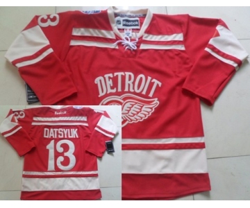Detroit Red Wings #13 Pavel Datsyuk 2014 Winter Classic Red Jersey