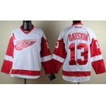 Detroit Red Wings #13 Pavel Datsyuk White Jersey