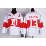 Detroit Red Wings #13 Pavel Datsyuk White Winter Classic Jersey