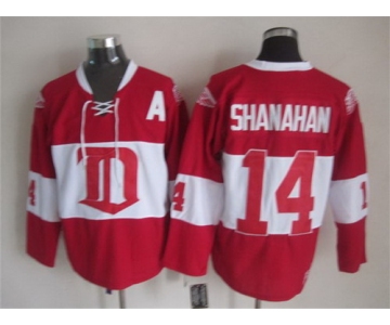 Detroit Red Wings #14 Brendan Shanahan Red Winter Classic Throwback CCM Jersey