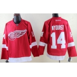 Detroit Red Wings #14 Gustav Nyquist Red Jersey