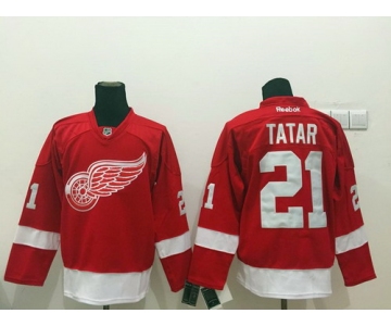 Detroit Red Wings #21 Tomas Tatar Red Jersey