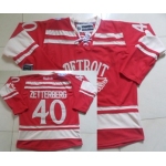 Detroit Red Wings #40 Henrik Zetterberg 2014 Winter Classic Red Jersey