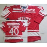 Detroit Red Wings #40 Henrik Zetterberg 2014 Winter Classic Red Jersey