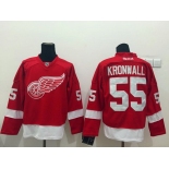 Detroit Red Wings #55 Niklas Kronwall Red Jersey
