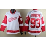 Detroit Red Wings #93 Johan Franzen White Jersey