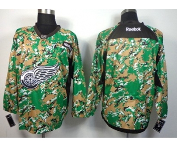 Detroit Red Wings Blank 2014 Camo Jersey