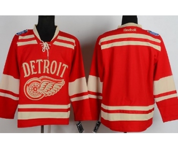 Detroit Red Wings Blank 2014 Winter Classic Red Jersey