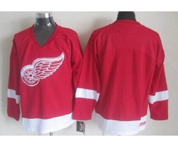 Detroit Red Wings Blank Red Throwback CCM Jersey