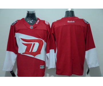 Detroit Red Wings Blank Reebok Red 2016 Stadium Series Team Premier Jersey