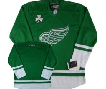Detroit Red Wings Blank St. Patrick's Day Green Jersey