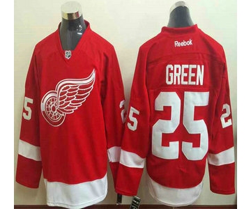 Men's Detroit Red Wings #25 Mike Green Red Jersey