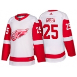 Men's Detroit Red Wings #25 Mike Green White 2017-2018 adidas Hockey Stitched NHL Jersey