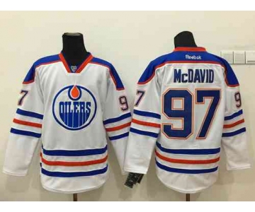 Edmonton Oilers #97 Connor McDavid White Jersey
