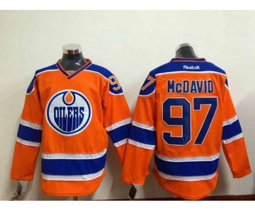 Men's Edmonton Oilers #97 Connor McDavid 2015 Orange Jersey