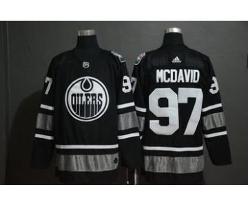 Men's Edmonton Oilers 97 Connor McDavid Black 2019 NHL All-Star Game Adidas Jersey