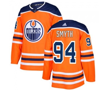 Adidas Edmonton Oilers #94 Ryan Smyth Orange Home Authentic Stitched NHL Jersey