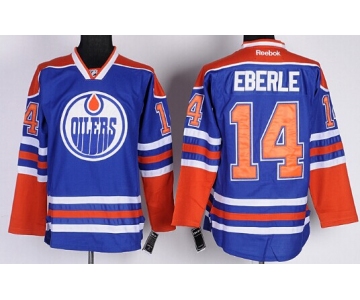 Edmonton Oilers #14 Eberle Royal Blue Jersey