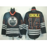 Edmonton Oilers #14 Jordan Eberle Black Ice Jersey