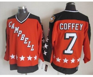 Edmonton Oilers #7 Paul Coffey Orange All-Star Throwback CCM Jersey