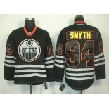 Edmonton Oilers #94 Ryan Smyth Black Ice Jersey