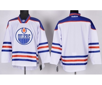 Edmonton Oilers Blank White Jersey