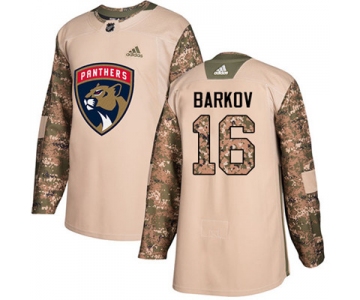 Adidas Florida Panthers #16 Aleksander Barkov Camo Authentic 2017 Veterans Day Stitched Youth NHL Jersey