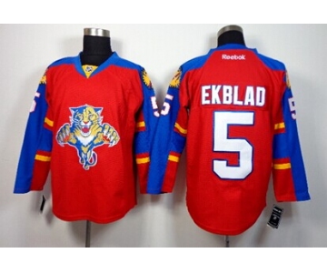 Florida Panthers #5 Aaron Ekblad Red Jersey