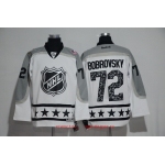 Men's Metropolitan Division Columbus Blue Jackets #72 Sergei Bobrovsky Reebok White 2017 NHL All-Star Stitched Ice Hockey Jersey