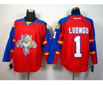 Florida Panthers #1 Roberto Luongo Red Jersey