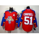 Florida Panthers #51 Brian Campbell Red Jersey