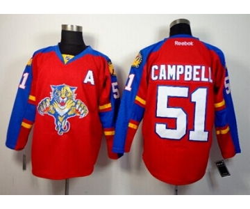 Florida Panthers #51 Brian Campbell Red Jersey