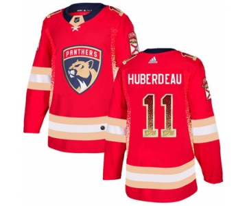 Men's Florida Panthers #11 Jonathan Huberdeau Red Drift Fashion Adidas Jersey