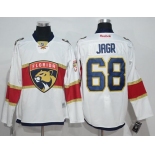 Panthers #68 Jaromir Jagr White Road Stitched NHL Jersey