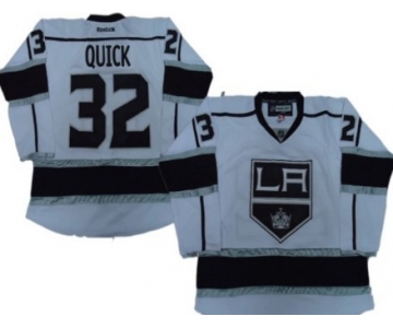 Los Angeles Kings #32 Jonathan Quick White Jersey