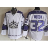 Los Angeles Kings #32 Jonathan Quick White Third Jersey