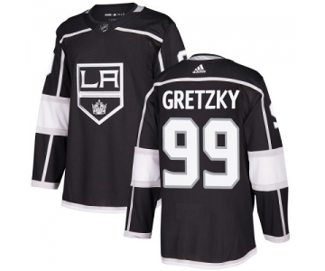 Adidas Kings #99 Wayne Gretzky Black Home Authentic Stitched NHL Jersey