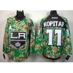 Los Angeles Kings #11 Anze Kopitar 2014 Camo Jersey