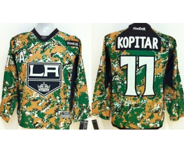 Los Angeles Kings #11 Anze Kopitar 2014 Camo Kids Jersey