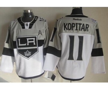 Los Angeles Kings #11 Anze Kopitar 2015 Stadium Series Gray/White Jersey