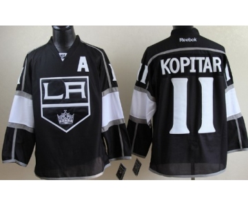 Los Angeles Kings #11 Anze Kopitar Black Jersey