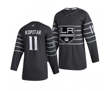 Men's Los Angeles Kings #11 Anze Kopitar Gray 2020 NHL All-Star Game Adidas Jersey