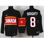 2014 Olympics Canada #8 Drew Doughty Black Kids Jersey