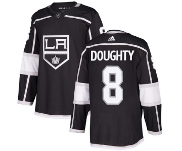 Adidas Kings #8 Drew Doughty Black Home Authentic Stitched NHL Jersey