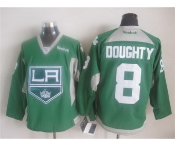 Los Angeles Kings #8 Drew Doughty 2014 Training Green Jersey