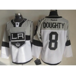 Los Angeles Kings #8 Drew Doughty 2015 Stadium Series Gray/White Jersey